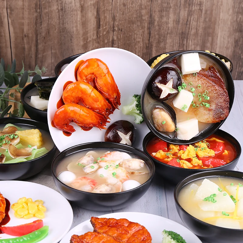 Simulation Food Model Fake Seafood Meat Vegetables Shrimp Fish Dish Prop Window Display Decor