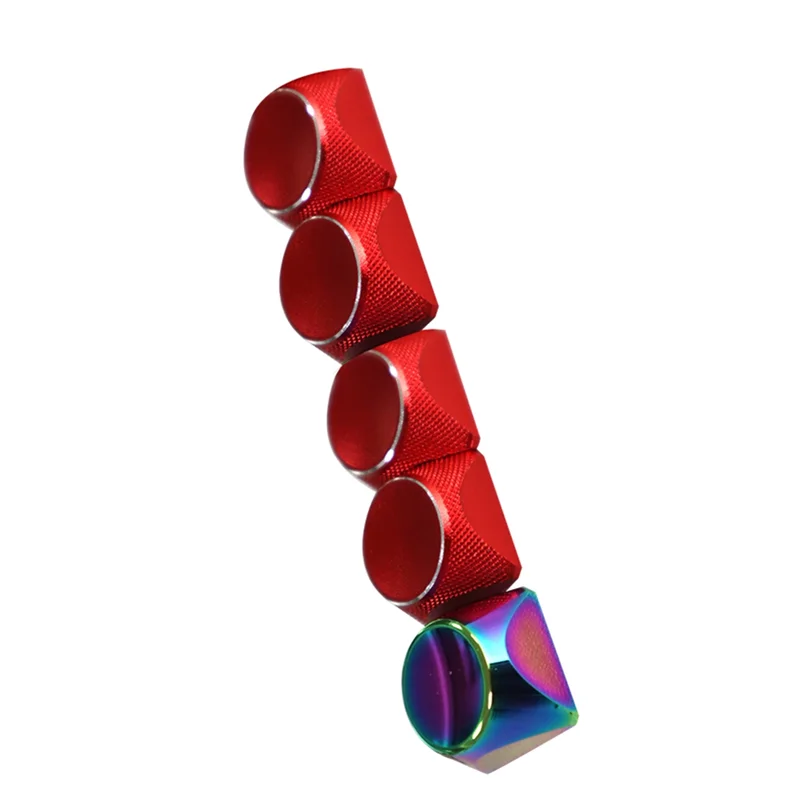 AED6-5Pcs tampa de teclado de metal de liga de alumínio cor teclado mecânico universal personalidade keycap com extrator de chave de metal