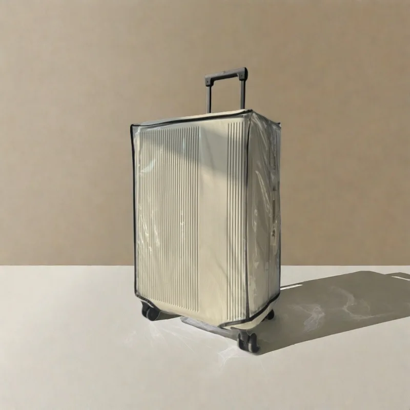 Transparent Luggage Cover Waterproof Dustproof Suitcase Protector, Clear Travel Luggage Cover for 16-30 Inch Trolley Case
