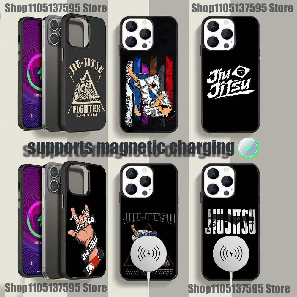 

BJJ Brazilian Jiu Jitsu Phone Case For iPhone 17,16,15,14,13,12,11,Pro,Max,Plus,Mini,SE4,E Magnetic Magsafe Wireless Charging