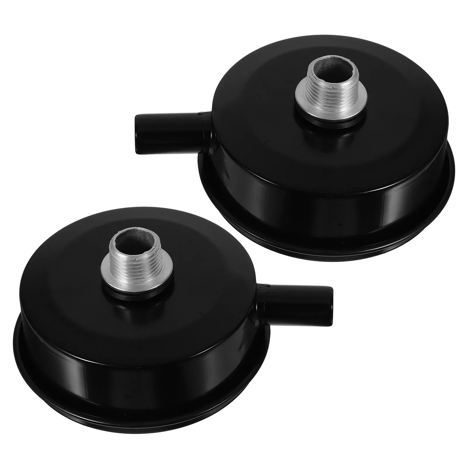 

2pcs Compressor Muffler 2Cm Thread Intake Filter Noise Reduction Efficient Filtration Stable Airflow Quick Installation