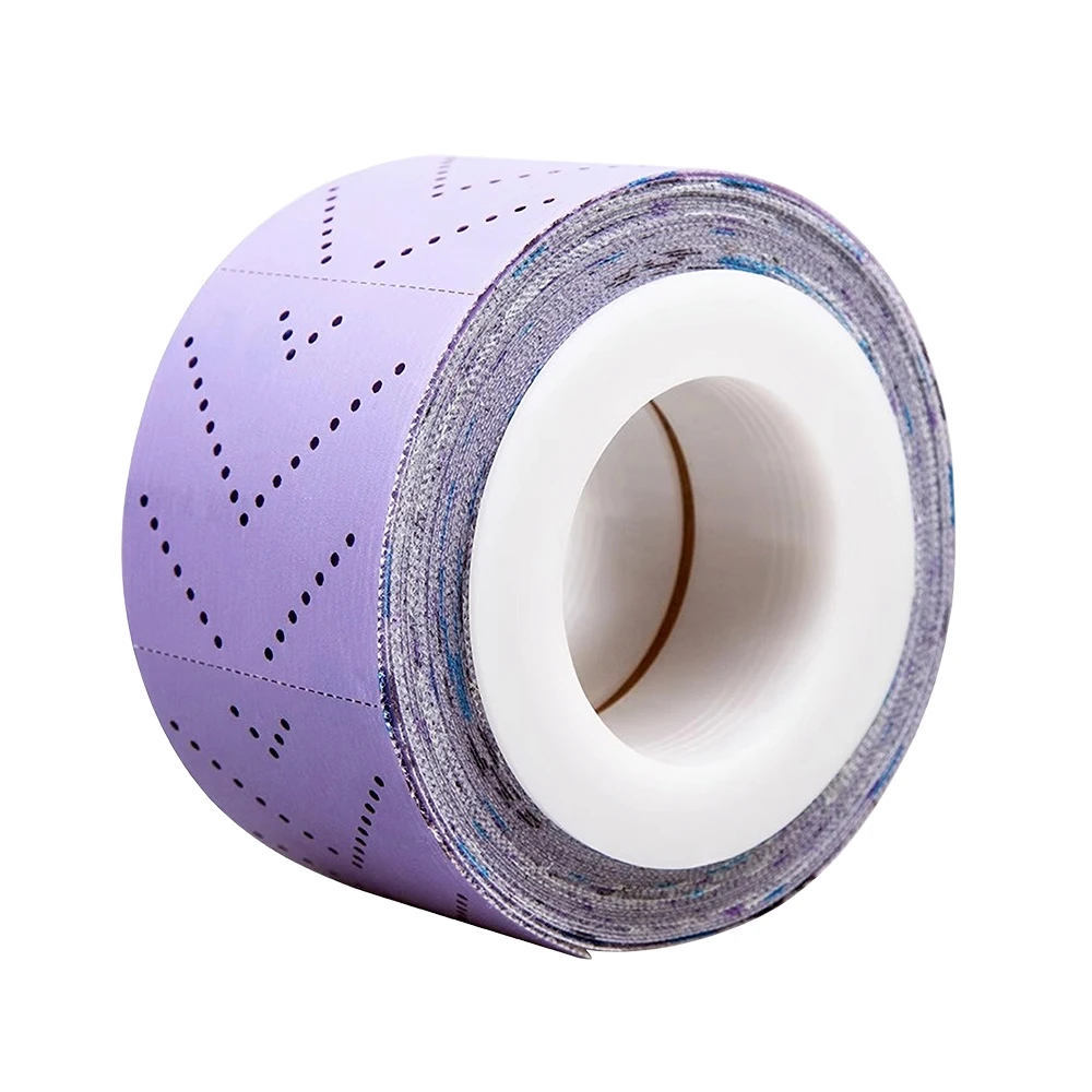 12M 70MM Hand Planed Sandpaper Flocking Dry Grinding Hand Torn Emery Cloth Roll Suitable For Rectangular Sanding Machine