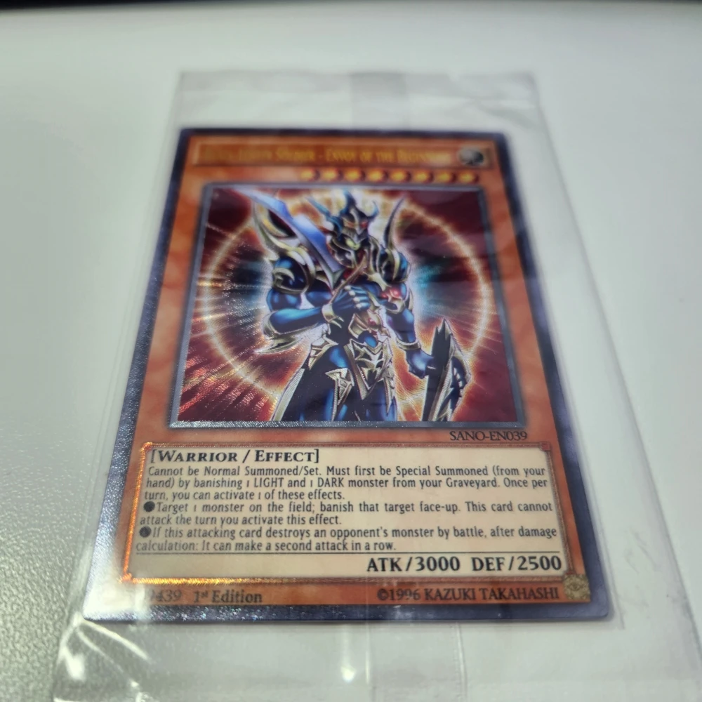 Yu-Gi-Oh UR SANO-EN039 /Black Luster Soldier - Envoy  Children's anime cartoon game card toys collection gift（Not Original）