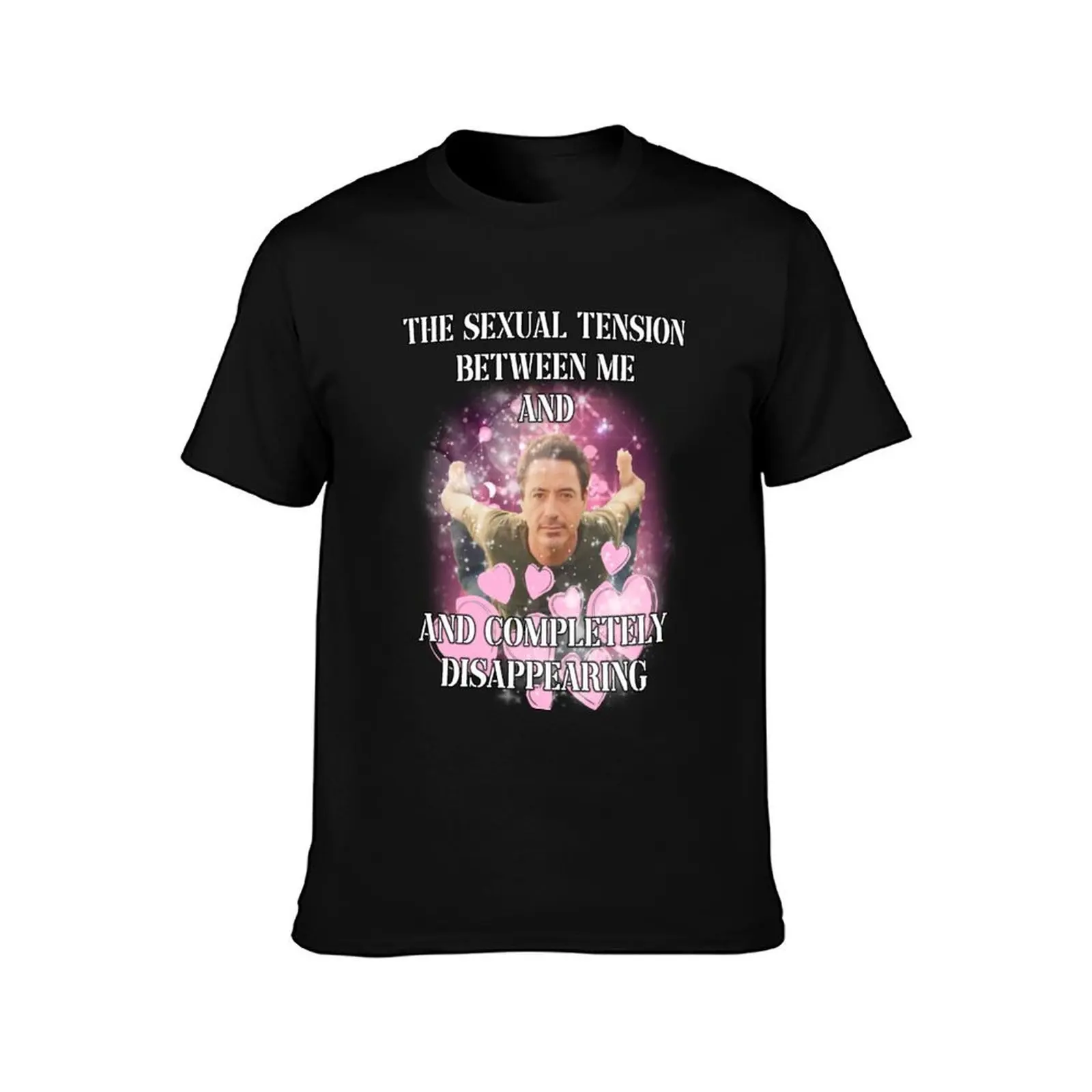 the s3xual tension between me and completely disappearing T-Shirt Summer Casual Cotton Tee Oversized Streetwear Tops