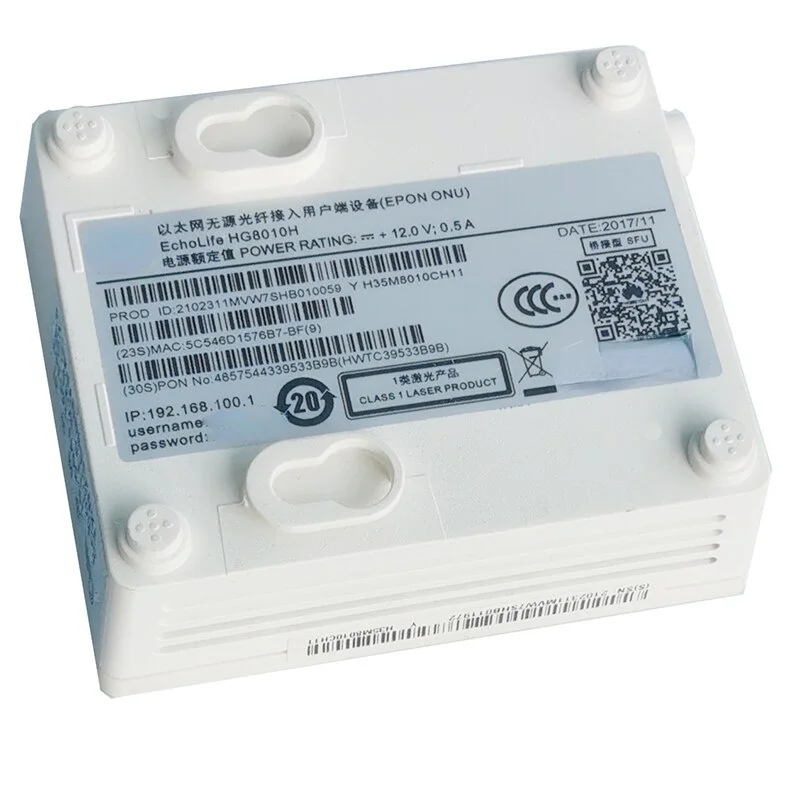 V17XPON ONU GPON EPON HG8310M HG8010H Hybrid ONT منفذ Lan واحد FTTH أوضاع Termina الإنجليزية النسخة 100% الأصلي الجديد