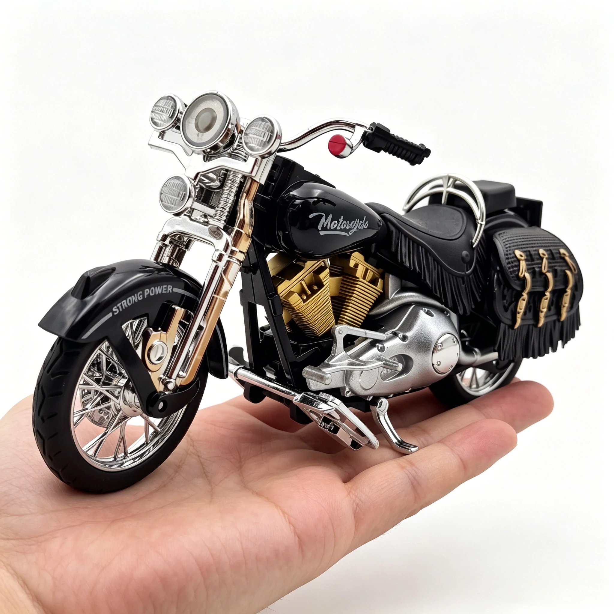 

1:10 Motorcycle Toy Diecast Metal Model Sport Miniature Collection Gift For Children