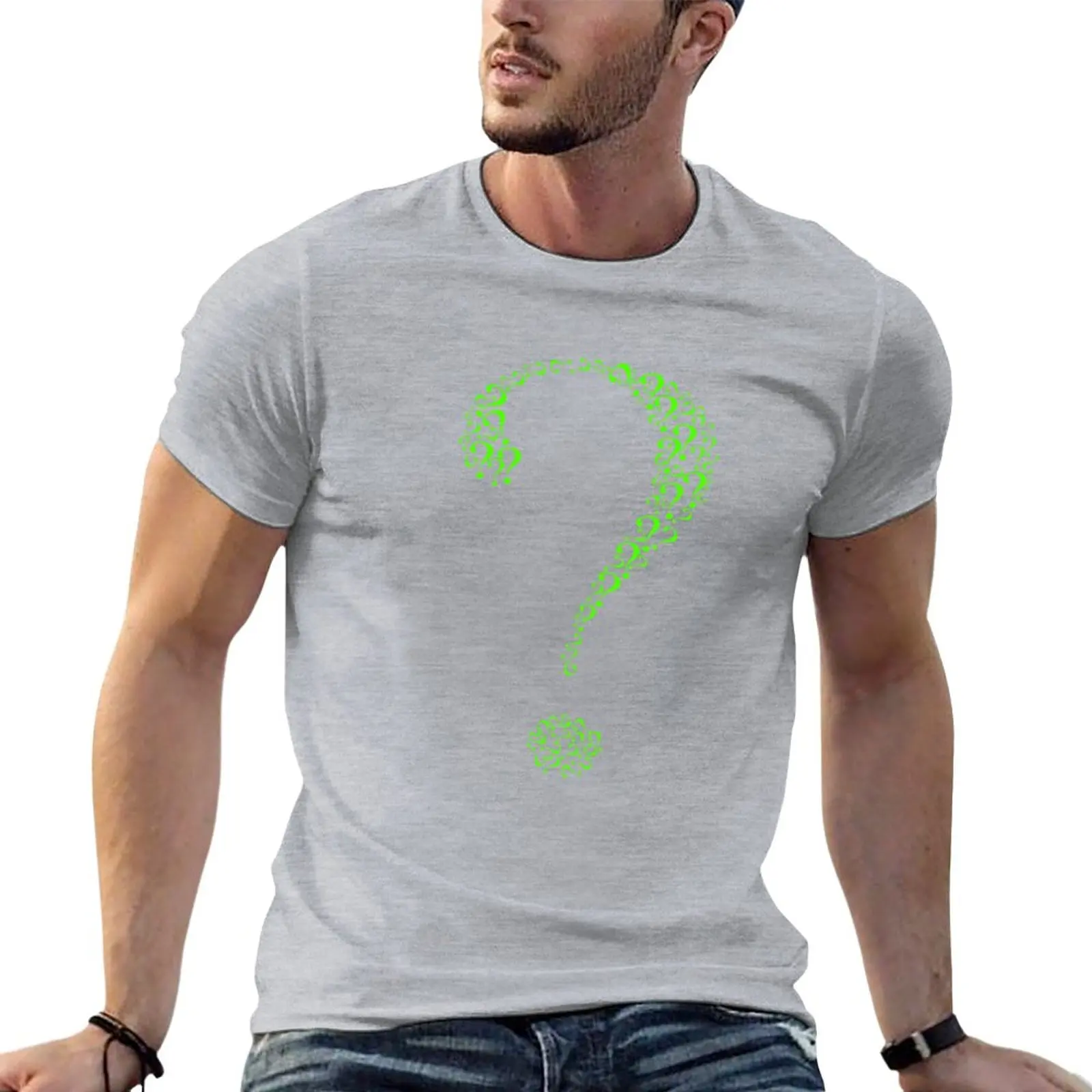 Question Mark?? T-Shirt new edition anime clothes Men's t-shirt