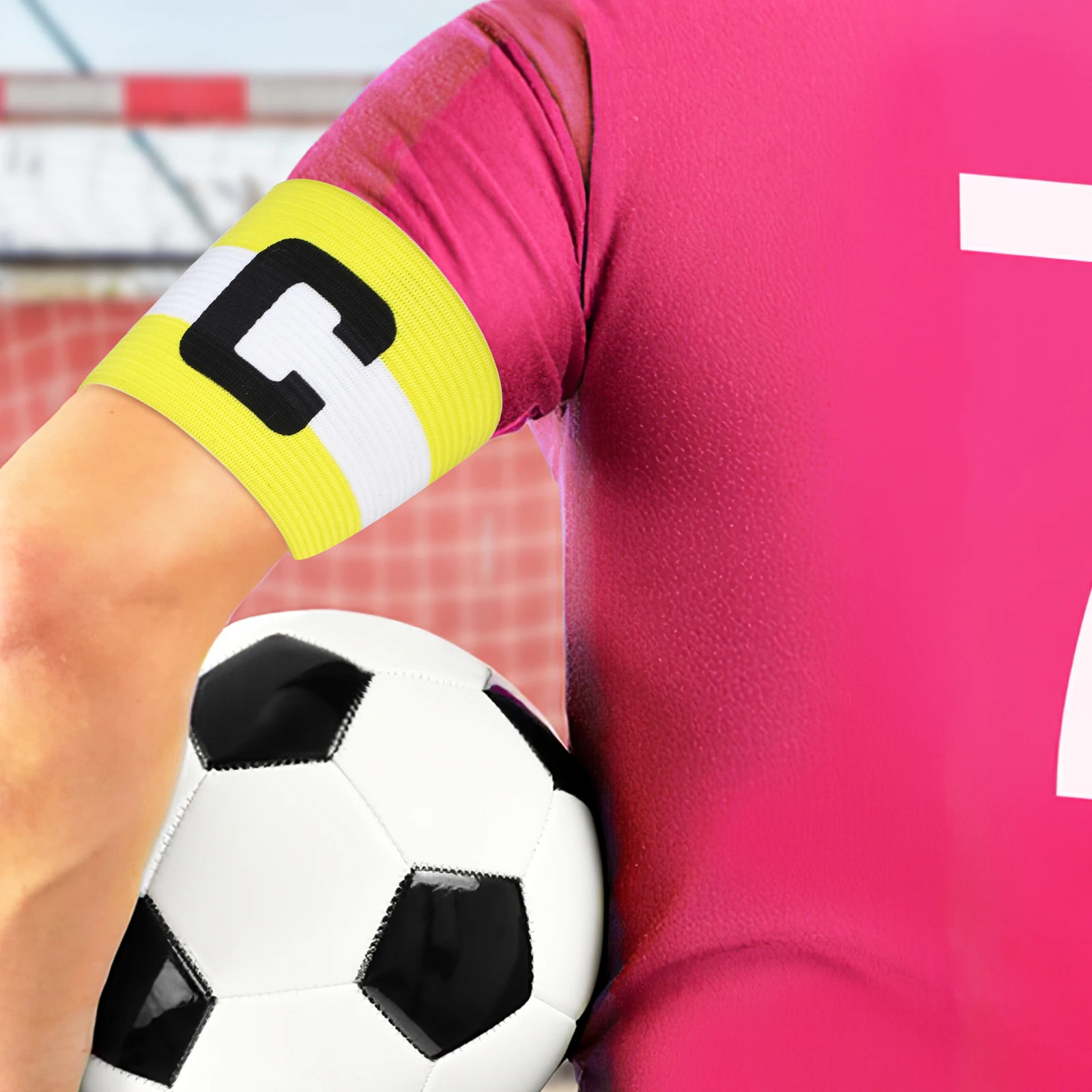 

2 Pcs Football Team Chief Sleeve Arm Bands Captain Soccer Adult Armband Youth Fan Supplies