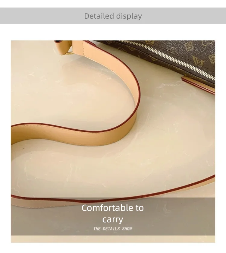 Einzigartige Vintage Elegante Luxus-Designer Wickeltasche für Frauen Große Kapazität Pendler-Tragetasche Modische Damen Einzelschultertasche – Detail 3