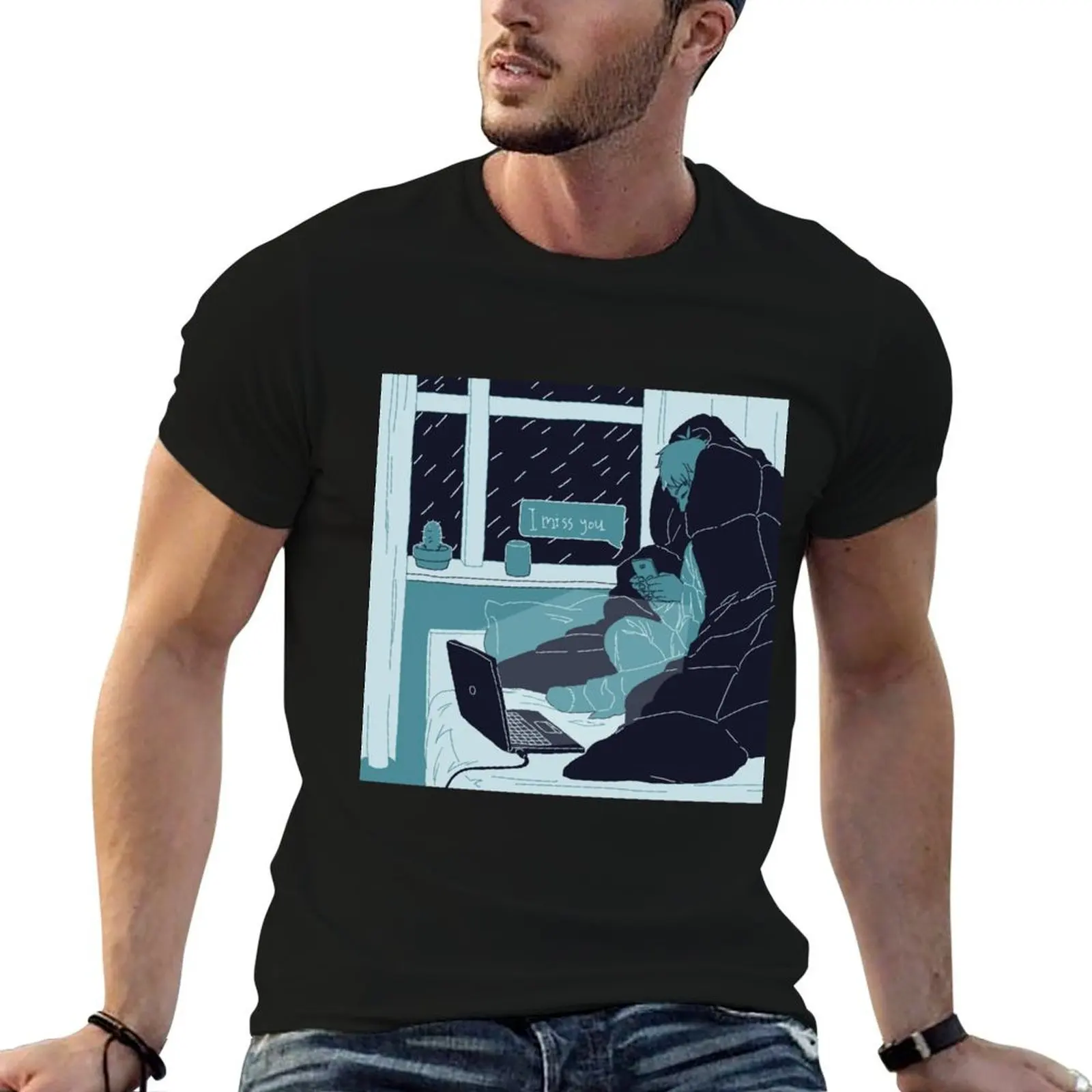 

Please come back soon #1 T-Shirt man t shirt cotton funny t shirts cotton anime t shirts for man T-shirt