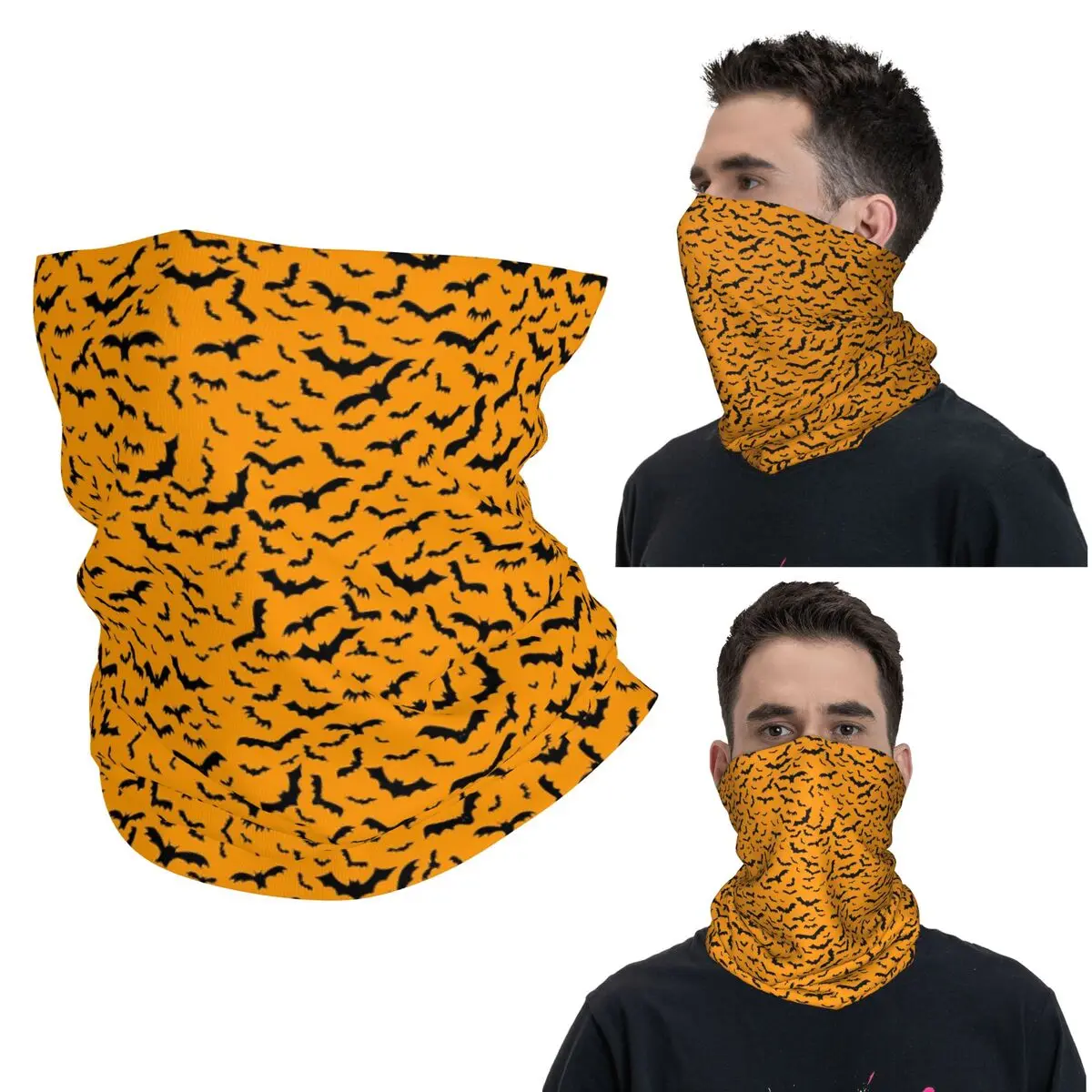 

Бандана с графическим дизайном «Летучие мыши», гетры с принтом, маска, шарф, теплая Балаклава, унисекс для взрослых