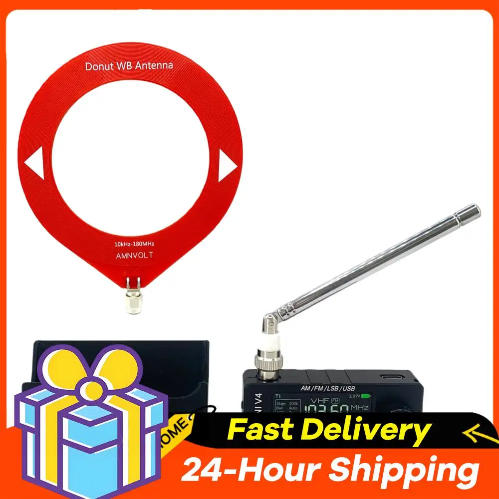 

Радиоприемник AMNVOLT V4 ATS MINI с IPS-экраном 1,9 дюйма, USB, транзисторный, карманный, с зарядкой Type-C для прогулок, походов, кемпинга