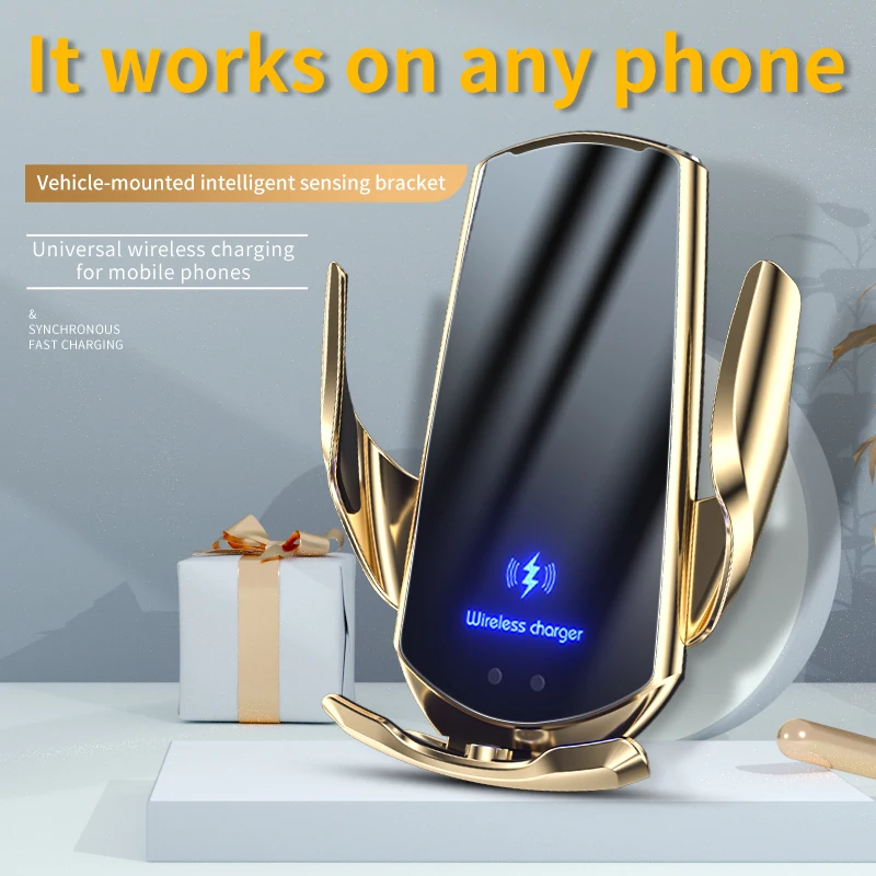 W01 New Upgrade Car Holder Dual Mode Precise Magnetic Direct Wireless Suction Charging Fast Charging Station for All Phones