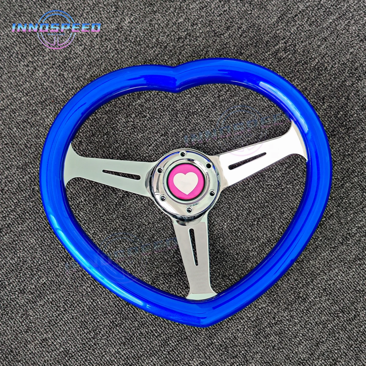 العالمي 14 بوصة JDM شكل قلب الرياضة سباق لعبة عجلة القيادة اكسسوارات السيارات