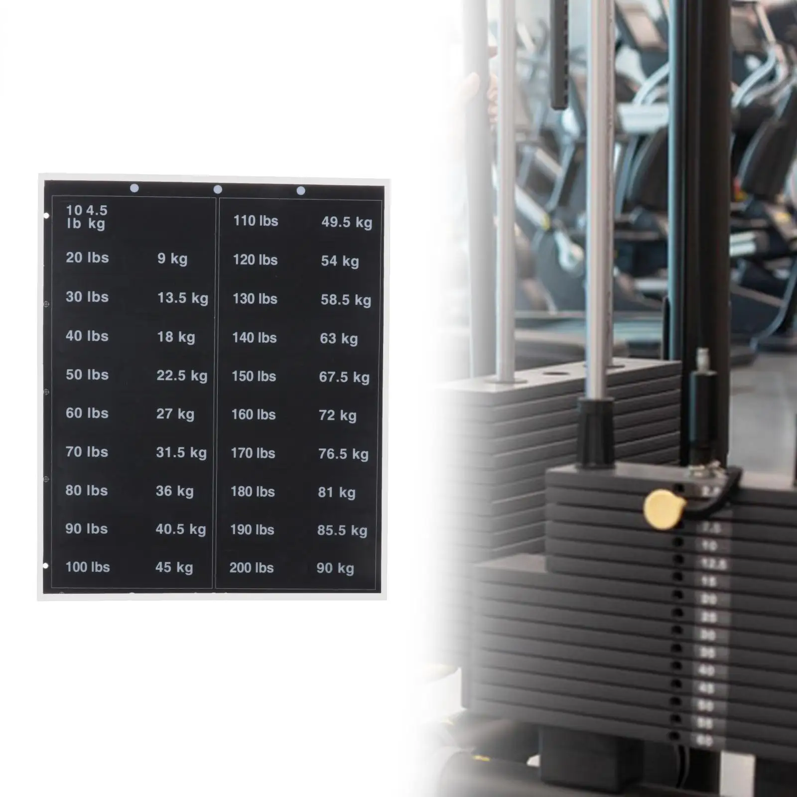 

Метка-наклейка для определения веса, номерная этикетка из полипропилена для тренажеров, для домашних тренировок