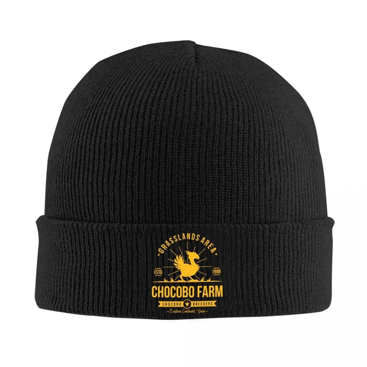 Chocobo Farm Final Fantasy Video Game Knitted Hat for Women Men Beanie Winter Hats Warm Caps