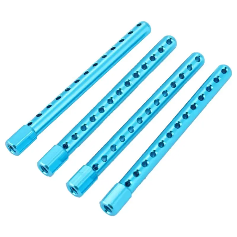 4PCS 102037 Aluminum RC 1:10 Alloy Body Post Mounts for HSP Road Racing Model Car Upgrade