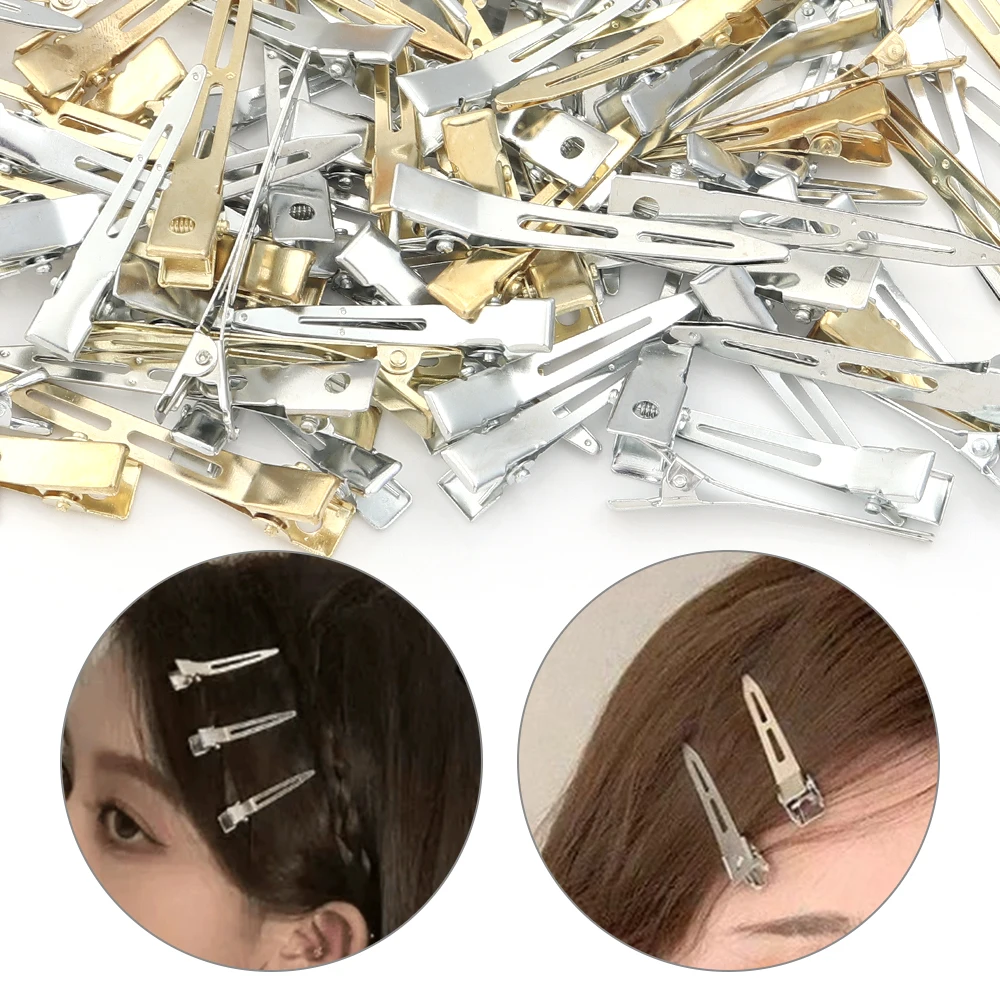 20PCS Professional Ladies Salon Fixed hair No Bend hair Pin Curl Hairclip Makeup No Crease Duckbill Clip Hairdress Styling Tool