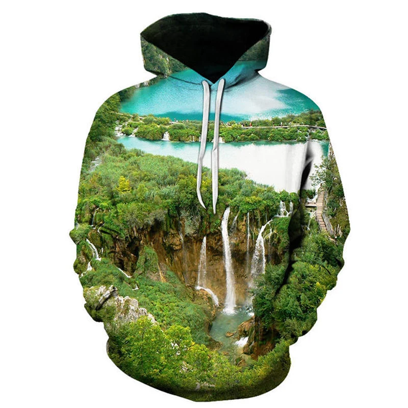 Natural Scenery Fashion Style 3D Printed Hoodies Unisex Pullovers Hoodie Casual Sweatshirts Street Top Tracksuit