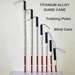 125cm-138cm, Aluminum Blind Cane Foldable Easy Grip Lightweight Sturdy for Elderly Vision Impaired People Folding Blind Cane