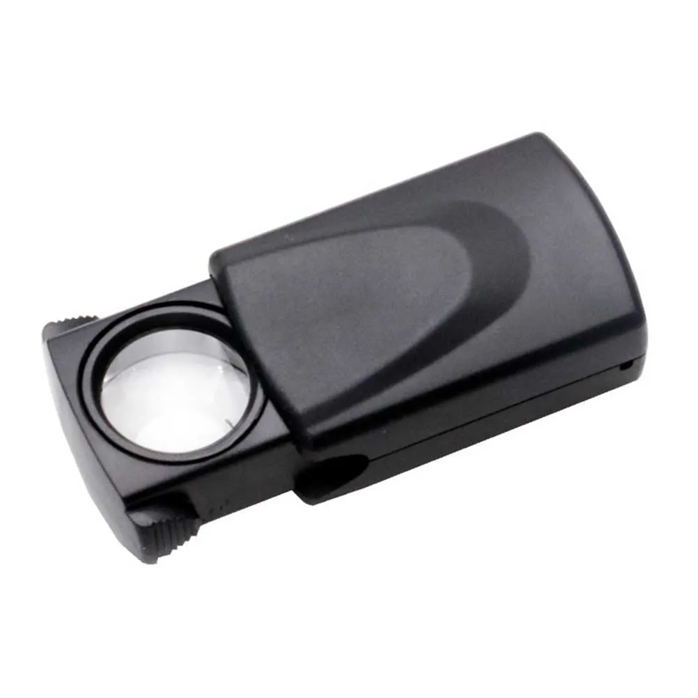 

Лупа для ювелирных изделий тягового типа, 30X увеличительное стекло со светодиодной подсветкой, 21 мм, лупа для драгоценных камней, ювелирные изделия, камни, штампы, монеты, часы Hobb