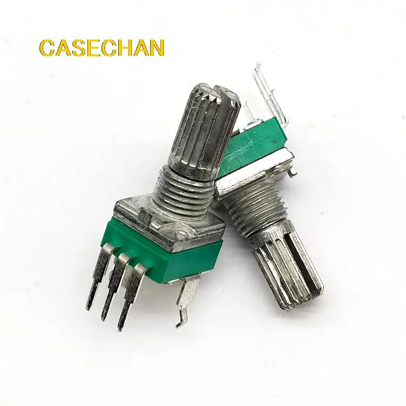 

50pcs/lot Sealed RK097N single vertical potentiometer B10K handle 15MM flowers
