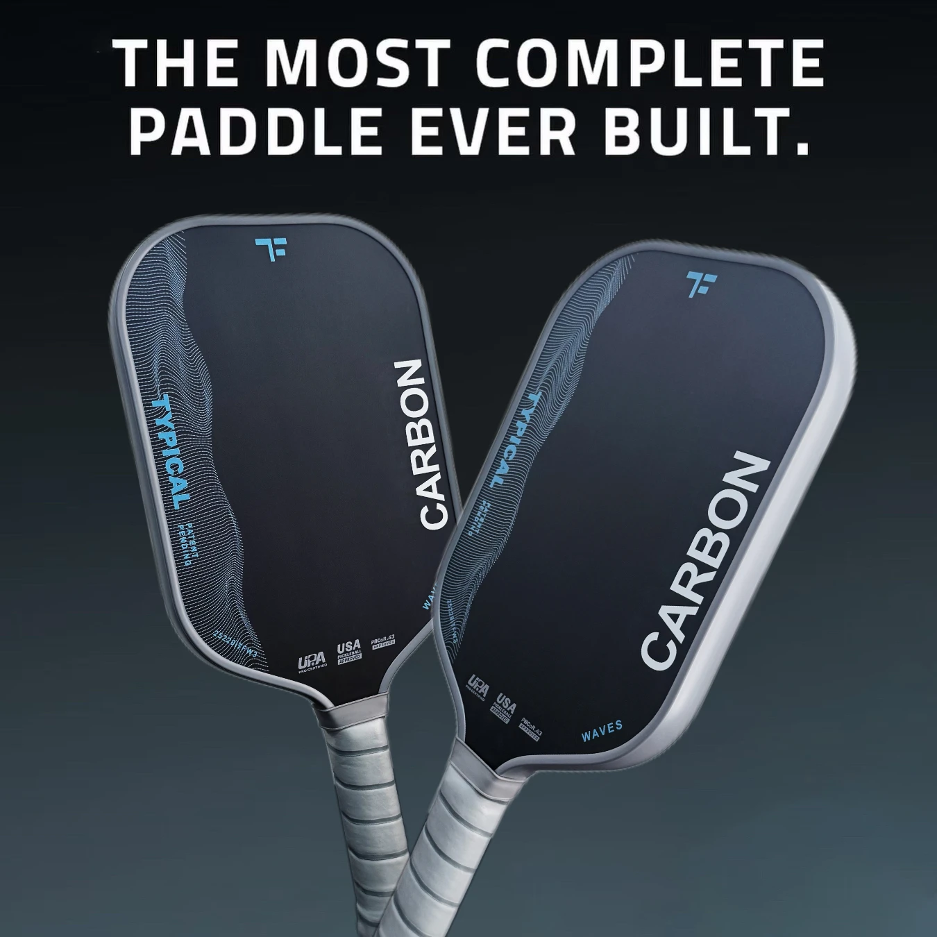 

2025 Trufoam Waves TFW3 16mm High Density 100% Foam Core Toray T700 Carbon Fiber Portable High Quality Pickleball Paddle
