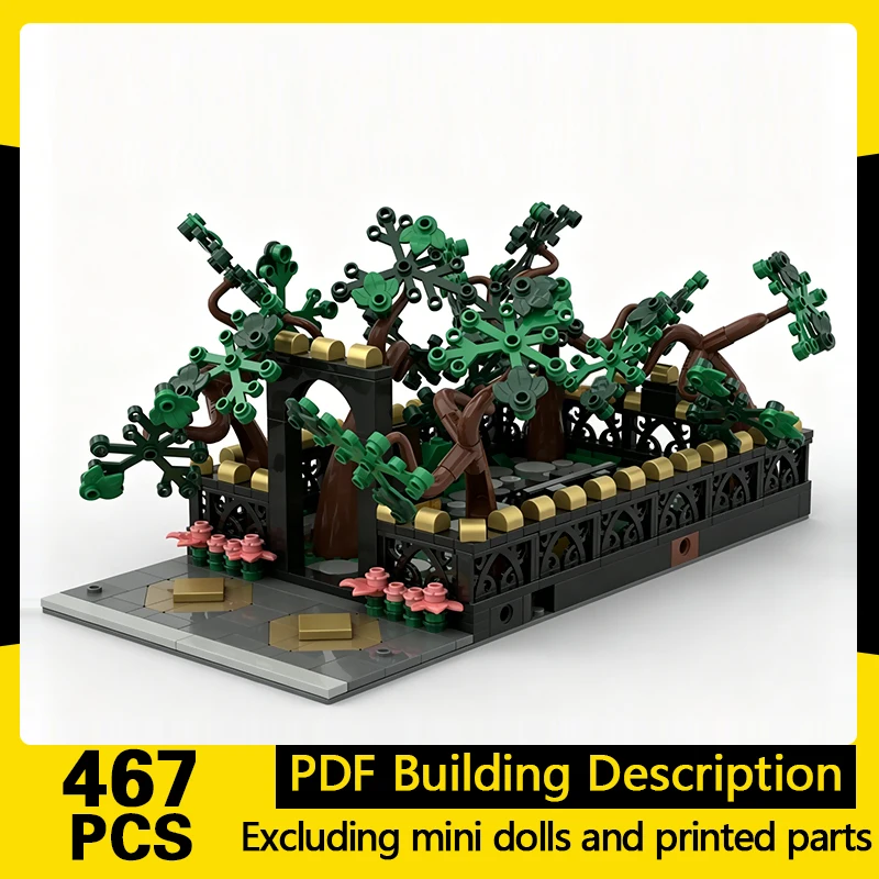 

City Street View Model MOC Building Bricks City Center Park Modular Technology Gifts Holiday Assemble Children Toys Suit