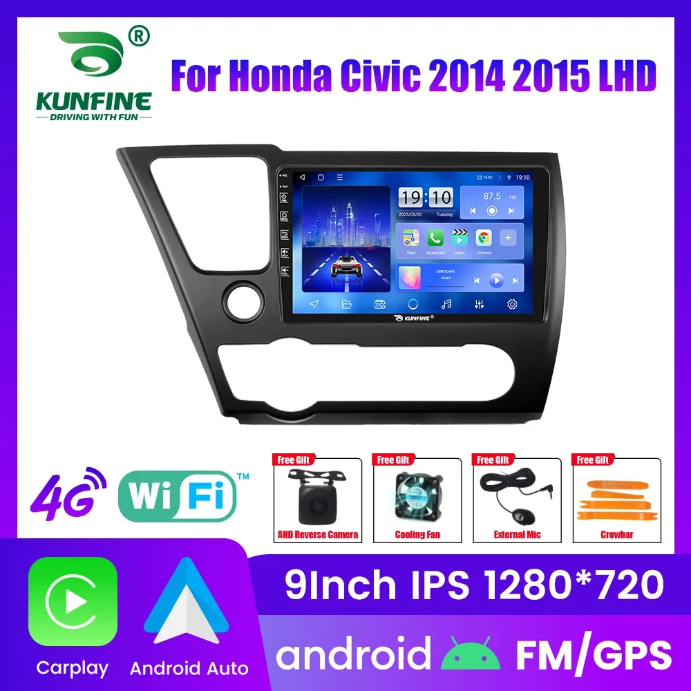 

Android Car Radio For Honda Civic 2014-2015 GPS Navigation Multimedia Video Player Carplay Android Auto Stereo