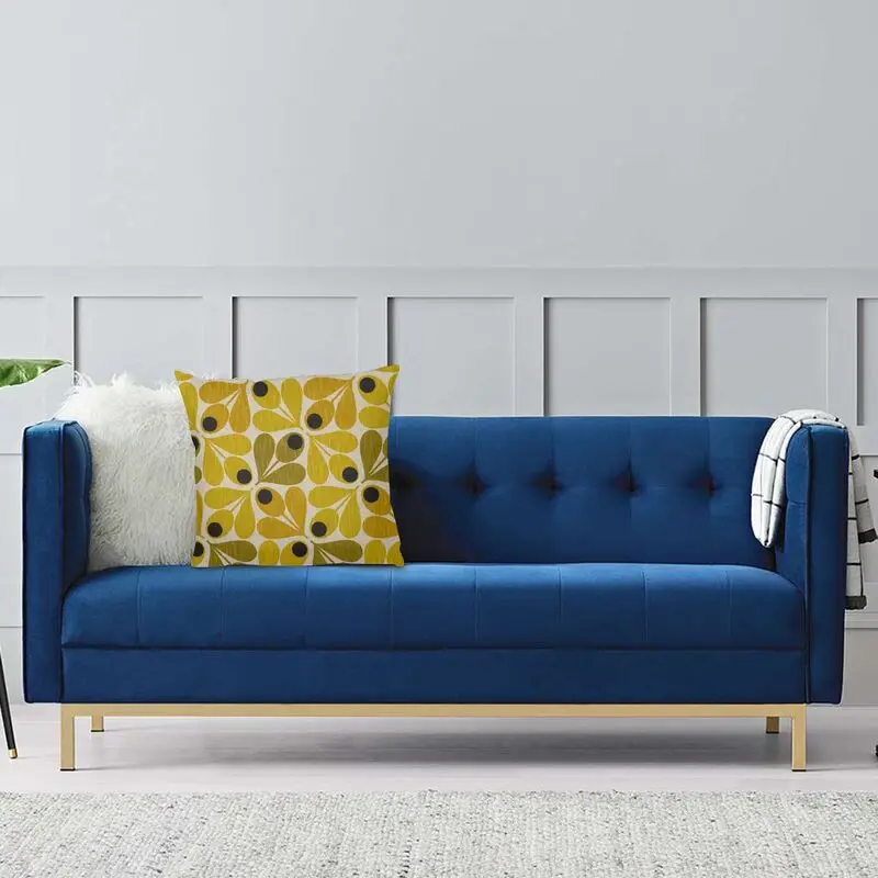 Luxury Orla Kiely Cushion Cover Soft Scandinavian Floral Throw Pillow Case Decoration Pillowcase