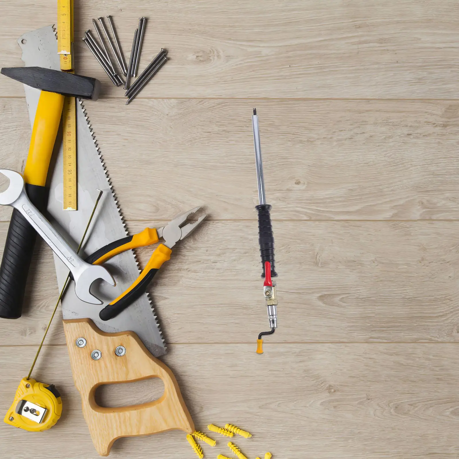 Car Tire Inflation Lever Air Inflator for Large Vehicles Nozzle Rod Automotive Pump Compressor Stem