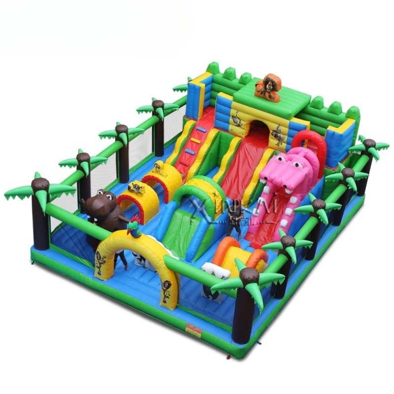 

Outdoor obstacle course fun games expansion equipment inflatable, amusement equipment toy combination air mold