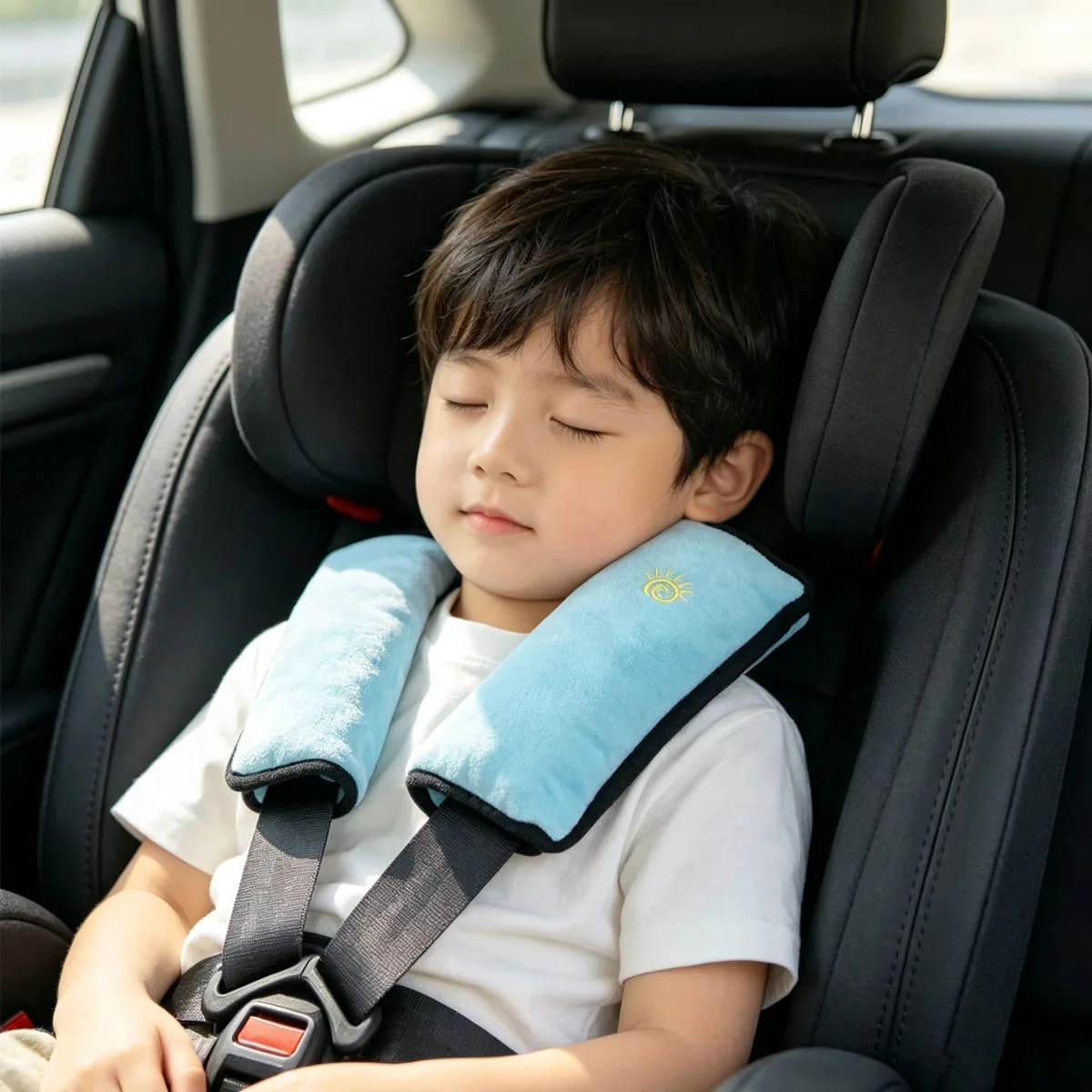 Seat Belt Pillow Extra Soft Car Strap Cushion Neck Support Long Drive Comfort Road Trip Gift Car Accessory