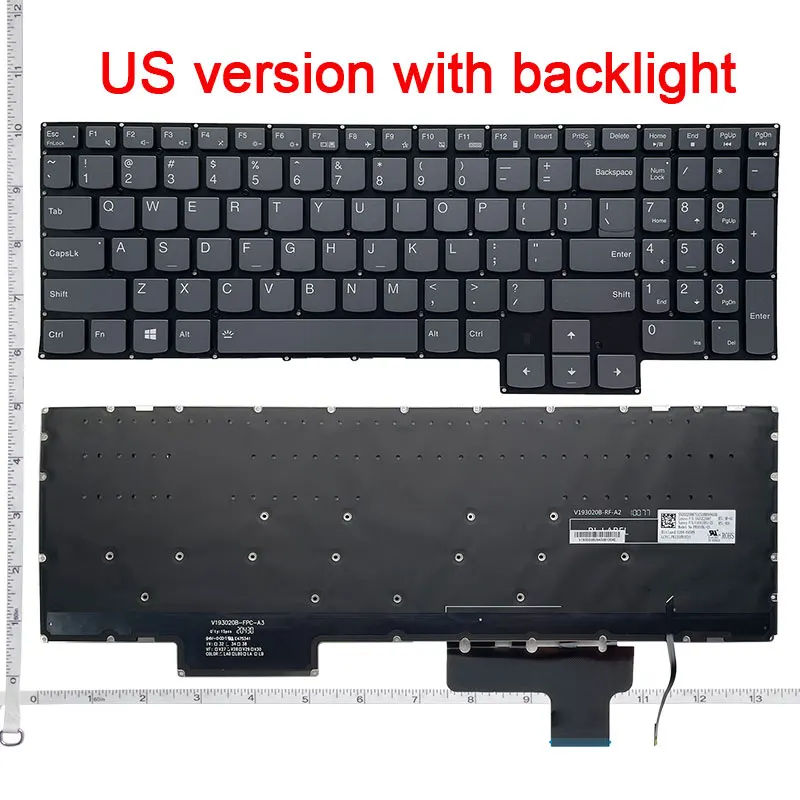 Новая клавиатура US для ноутбука LENOVO Legion Y9000X R9000X 2021R