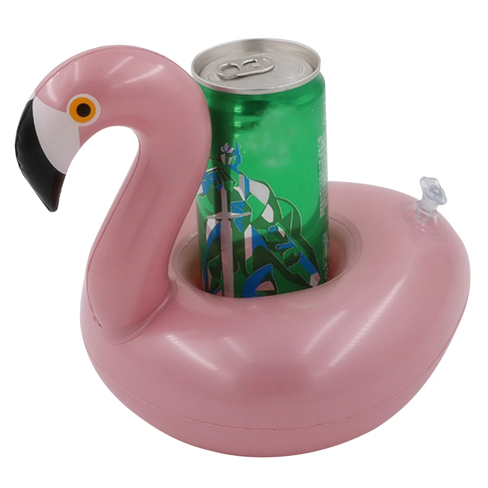 Portavasos flotante inflable para piscina, soporte para vasos de bebidas, mesa enfriadora de PVC, suministros para fiestas, regalo para familiares y amigos