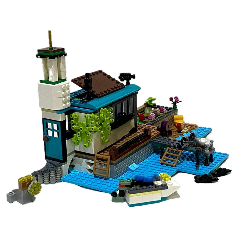 635 قطعة MOC كوشي ليك كشك الخالق 3 1ed نموذج هدايا عيد الميلاد ألعاب البناء كتل البناء تجميع لتقوم بها بنفسك التعليم الإبداعي