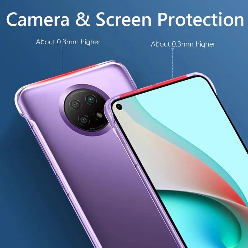 Frameless Case for Xiaomi Mi 10T Lite Clear Hard PC Ultra thin Bare Feeling Phone Cover XiaomiMi10TLite 5G M2007J17G Coque image 4