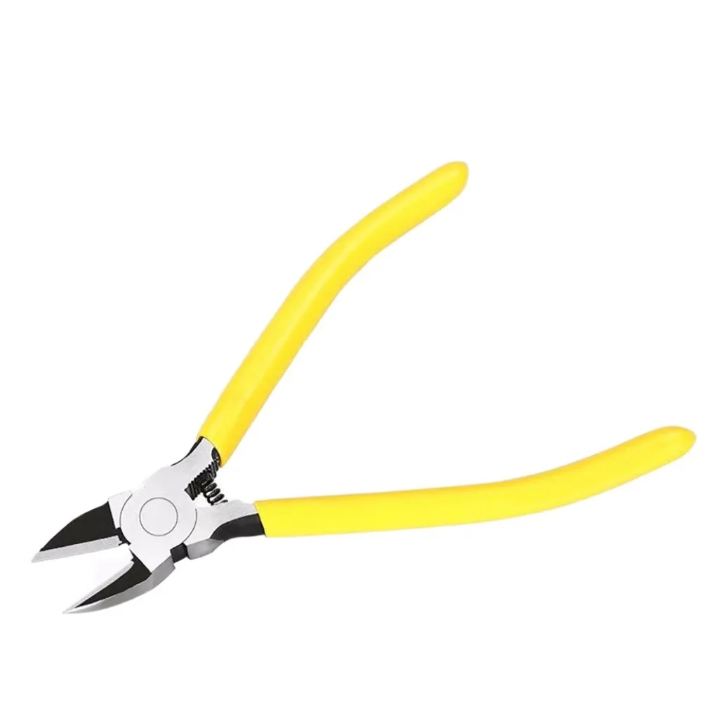 New Ultra Sharp Wire Cutter Precision with Long Flat Nose Cutting Pliers Heavy Duty Side Cutter for Cables Wires Craft Cutting