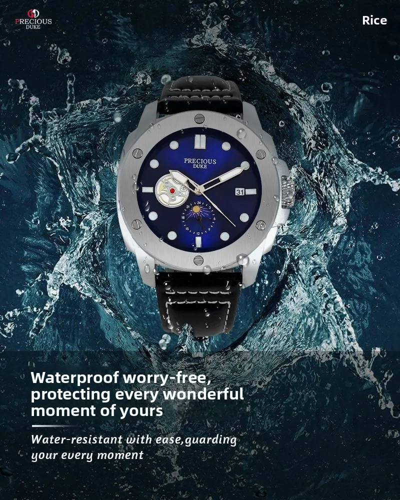 ساعات الغوص الرجالية الجديدة؛ ساعات الياقوت الفاخرة من أفضل العلامات التجارية للرجال مع مقاومة للماء بطول 200 متر #2
