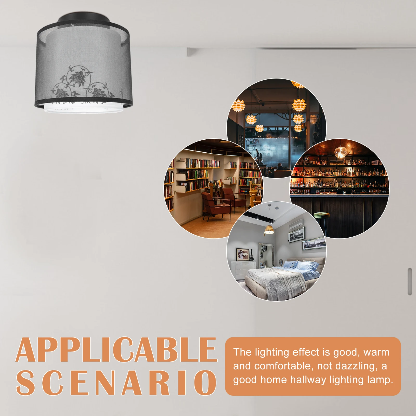 

Modern Stylish Ceiling Lamp Round Design Led Hanging Light For Living Room Bedroom Home Decor Simple Exquisite Indoor Lamp