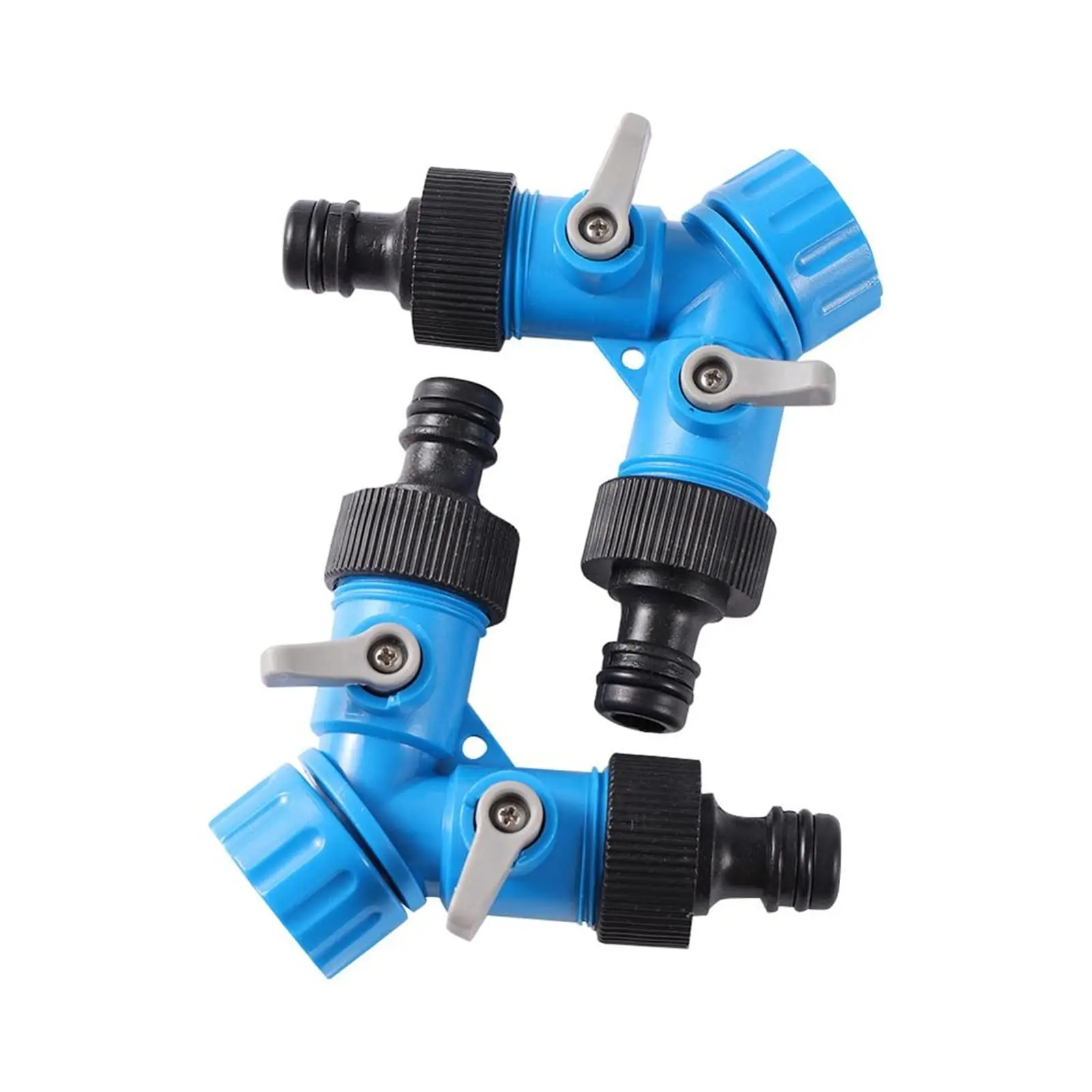 Car Washing Hose Connector Featuring Easy Switch Design Y Style Water Divider 3/4 Inch Female Thread Durable Garden Irrigation