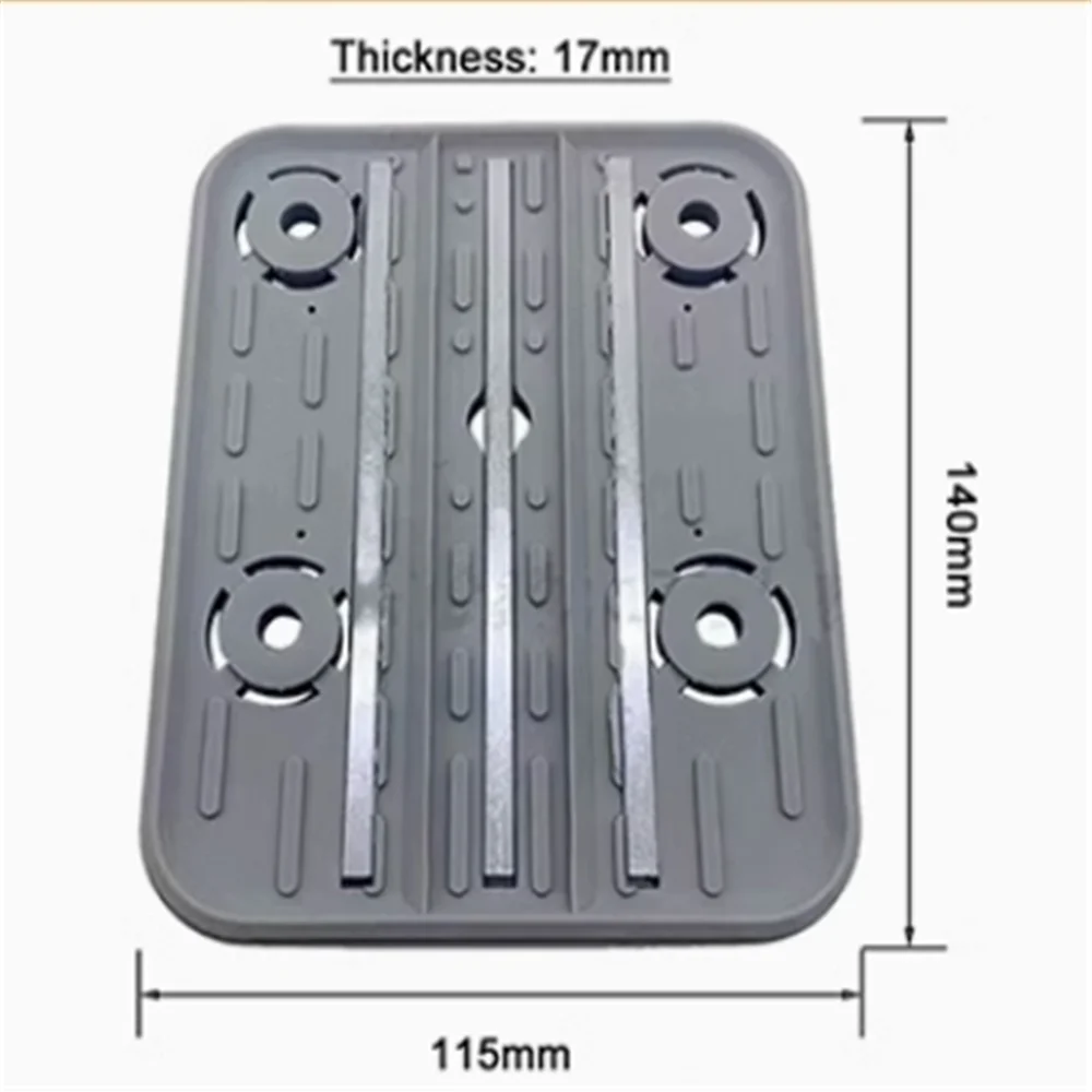 140*115*17mm CNC machining center CNC vacuum suction cup adsorption block rubber foot pad woodworking CNC accessories 140*115*17