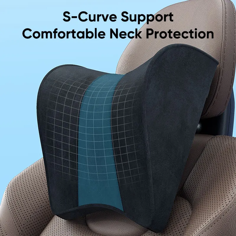 

Comfortable Ergonomic Design Car Neck Pillow for Volvo Softness Memory Foam Car Headrest Pillow for Driving