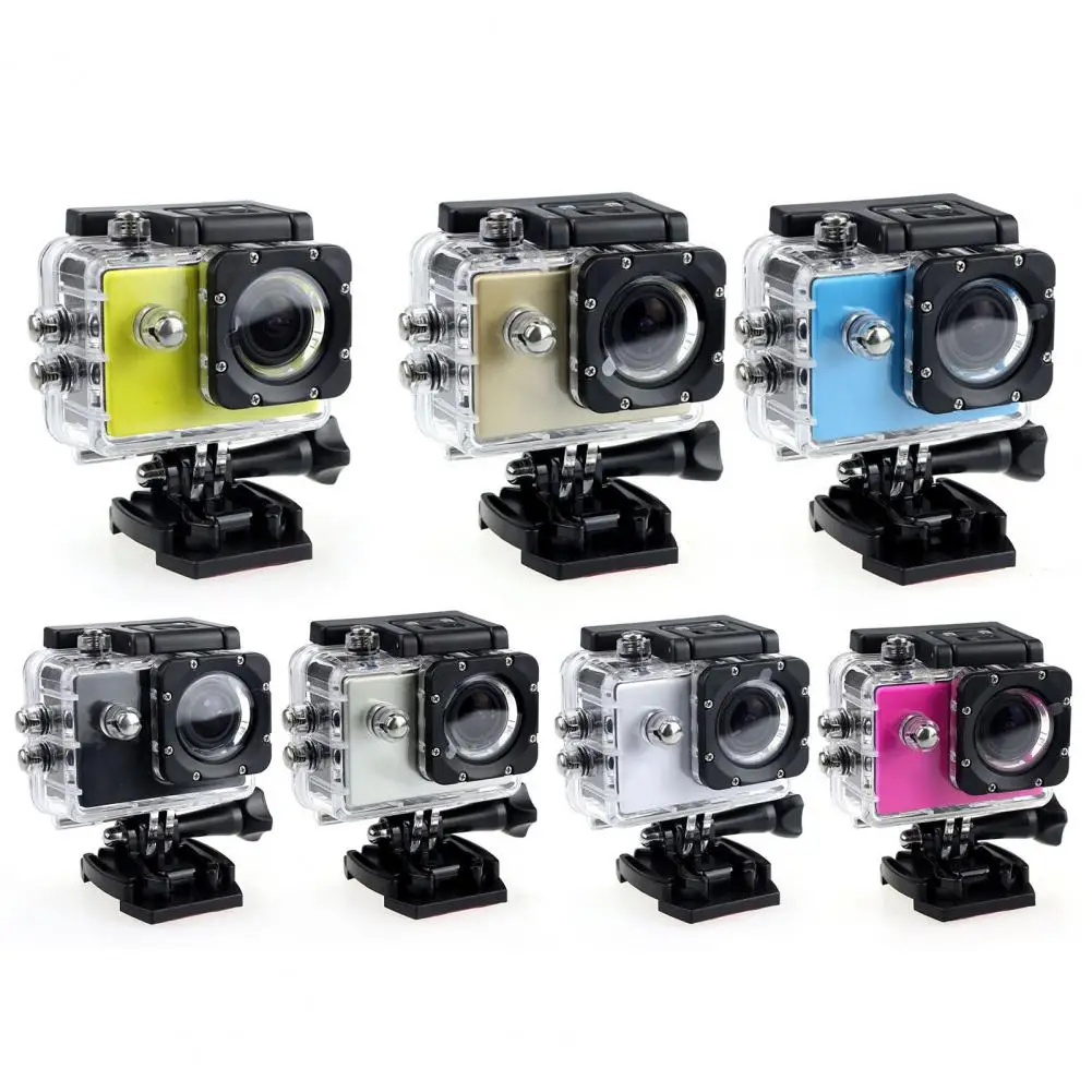 sj4000 Mini Camera 30m Waterproof Case 5M Pixel Wide Angle Supporting 32G TF Card Mini Helmet High Clarity Sports DV For Outdoor