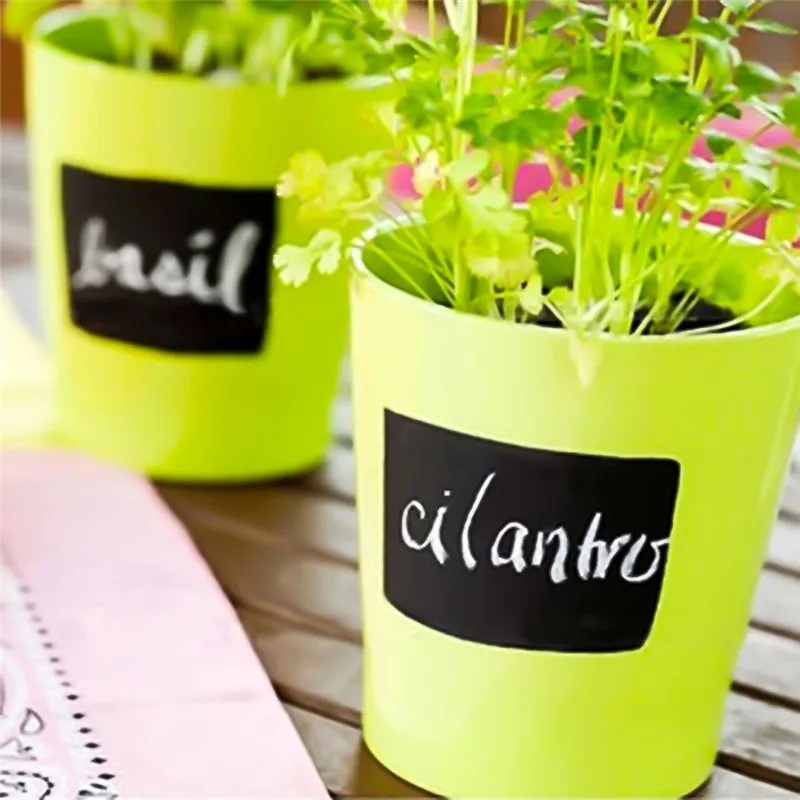 Reusable Blackboard Stickers Removable Kitchen Sticker Labels Jars Bottle Cup Chalkboard Stickers Wall Sticker