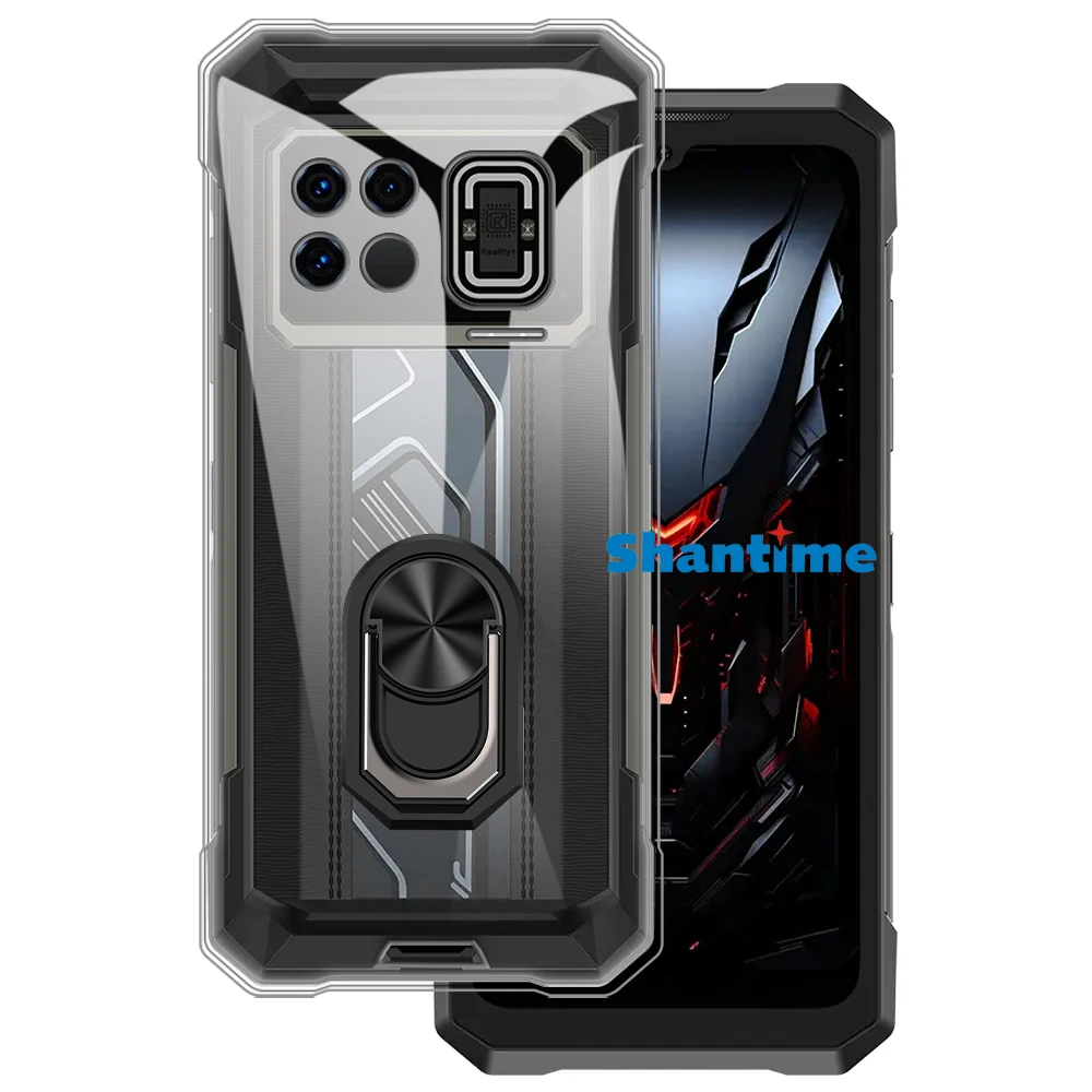 

Роскошный противоударный кольцевой держатель для Doogee S200 Max, мягкий силиконовый защитный чехол из ТПУ