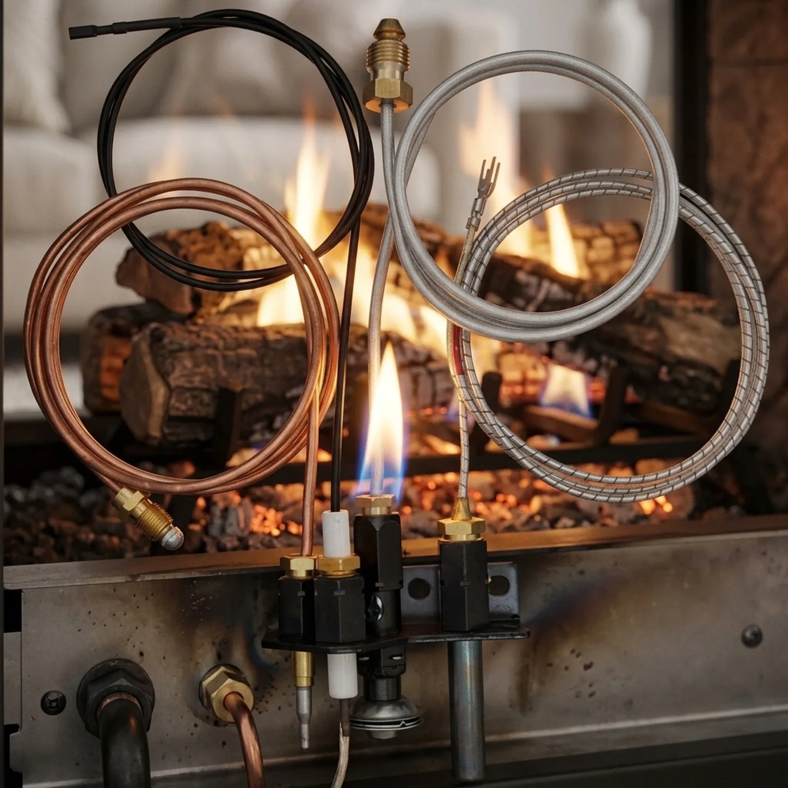 Natural Gas for pilot Assembly Model 69L17 Designed to for ensure Safe and Reliable Operation of Your Fireplace System