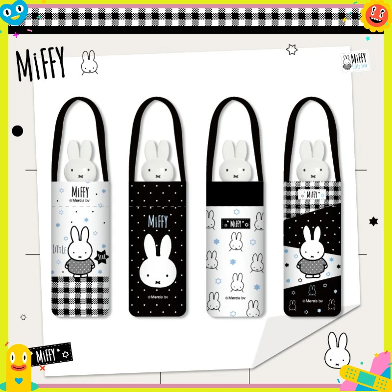 Miffy Kawaii Anime Mini Super Light Cute Sun Protection Sunshade Portable Pocket Sun Umbrella Simple Exquisite Personality view 6