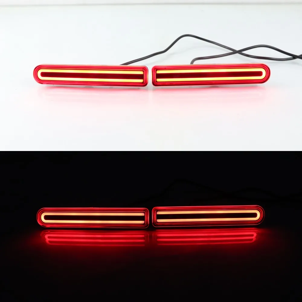 

July King Car Brake Lights for Toyota FJ Cruiser 2007-2022 US, B, LED Brake Light + Night DRL + Streamer Turn Signals,Start Scan