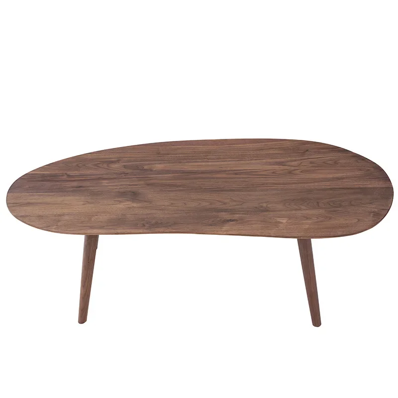 

Black walnut coffee table, solid wood, Nordic style, Japanese style small apartment, creative furniture, modern simplicity,